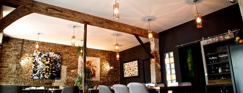 création luminaire restaurant lulu rouget